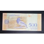 Venezuela 500 Bolivares 2018 Unc 