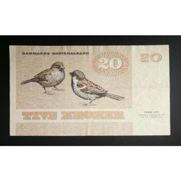 Denmark 20 Kroner 1972 VF