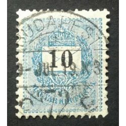   Hungary 1898 Letter, black cipher 10 kr. perf. 12 : 11 3/4 BUDAPEST used