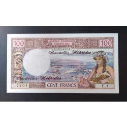 Új-Hebridák 100 Francs 1975/77 UNC
