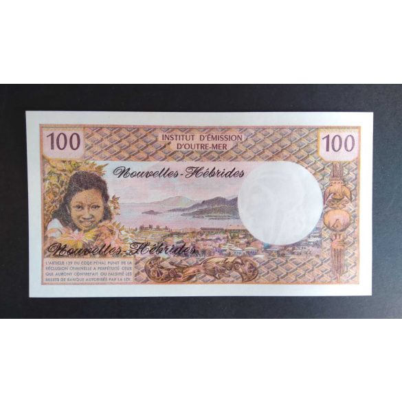 New Hebrides 100 Francs 1975/77 UNC