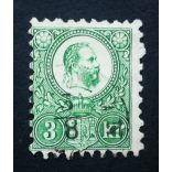 Magyarország 1871 Réznyomat 3 kr. elfogazva G3