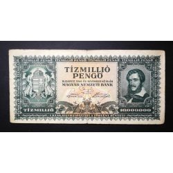 Hungary 10 million Pengő 1945 F