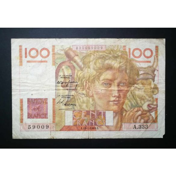 France 100 Francs 1949 VG+