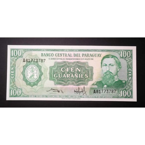 Paraguay 100 Guaranies 1982 P-205a.3 UNC