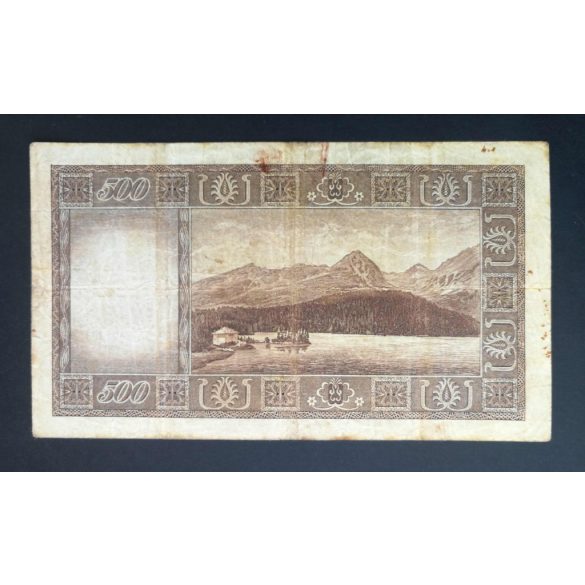 Czechoslovakia 500 Korun 1946 F