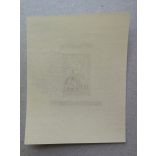 Lila blokkpár emlékbélyegzővel 1951