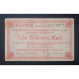 Németország Stollberg 10 Millió Mark 1923 F