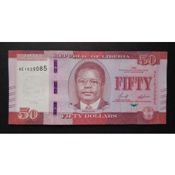 Liberia 50 Dollars 2022 Unc 