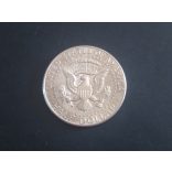 USA 1/2 Dollar 1965 Kenedy silver aUNC