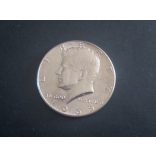USA 1/2 Dollar 1965 Kenedy silver aUNC