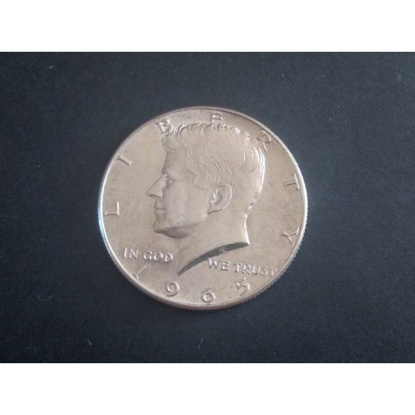 USA 1/2 Dollar 1965 Kenedy silver aUNC