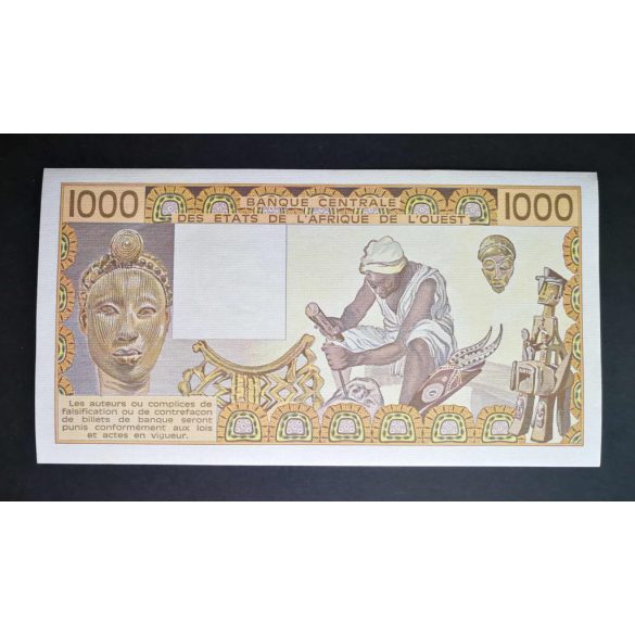 West African States, Ivory Coast 1000 Francs 1986 UNC-