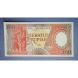 Indonezia 100 Rupiah 1964 Unc-