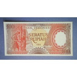 Indonezia 100 Rupiah 1964 Unc-
