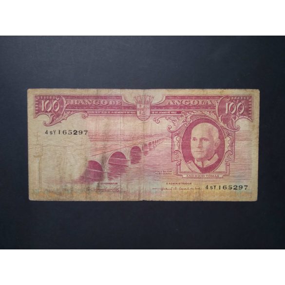 Angola 100 Escudos 1962 F-