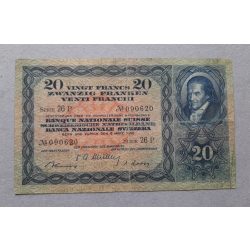 Svájc 20 Francs 1950 VF-