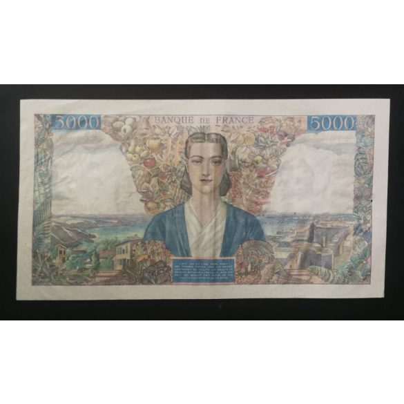 France 5000 Francs 1947 VF+