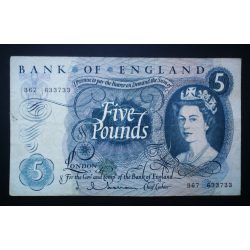 Anglia 5 Pounds 1963 P-375a F