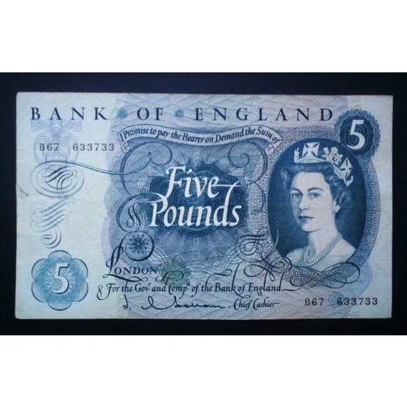 Anglia 5 Pounds 1963 P-375a F