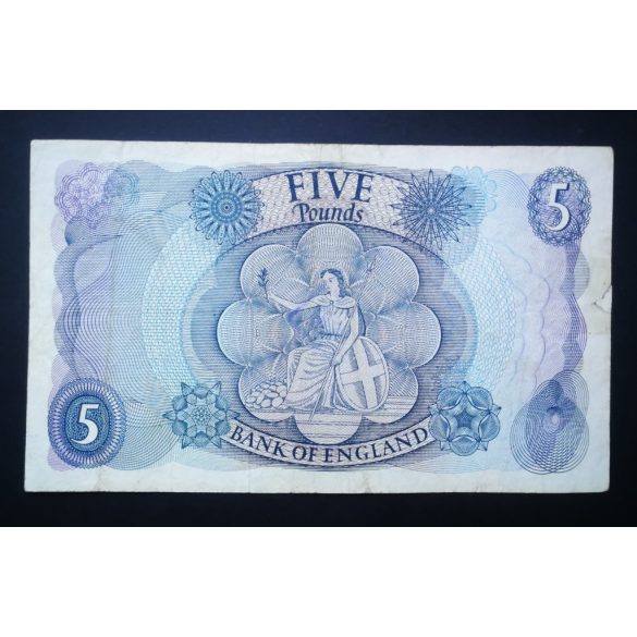 Anglia 5 Pounds 1963 P-375a F