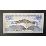 Bhutan 1 Ngultrum 2013 Unc 