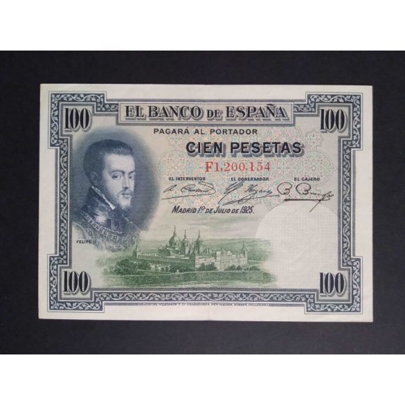 Spain 100 Pesetas 1925 XF-