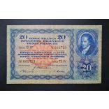 Switzerland 20 Francs 1939 VF+