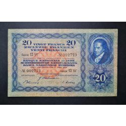 Switzerland 20 Francs 1939 VF+