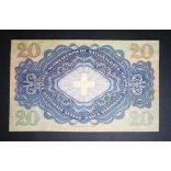 Switzerland 20 Francs 1939 VF+