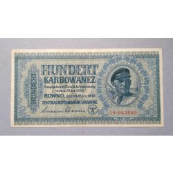 Ukrajna 100 Karbowanez 1942 VF