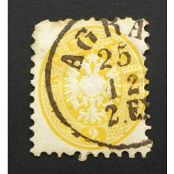 Austria used in Hungary 1863/64 2 Kr AGRAM / EX.