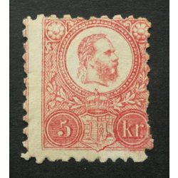 Hungary 1871 5 Kr. engraved, (*) mint without gum