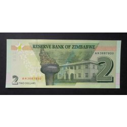 Zimbabwe 2 Dollars 2019 UNC