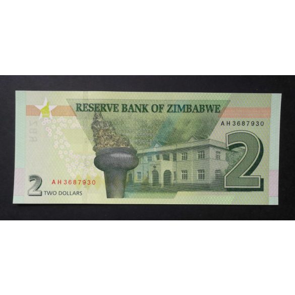 Zimbabwe 2 Dollars 2019 UNC