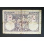 Románia 5 Lei 1920 F-