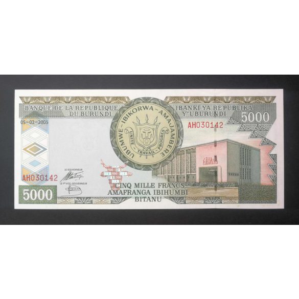 Burundi 5000 Francs 2005 UNC