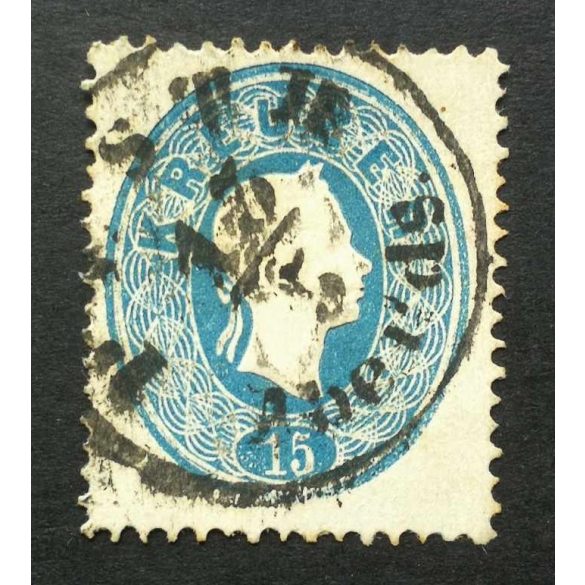 Hungary 1861 15 kr. PESTH Abends