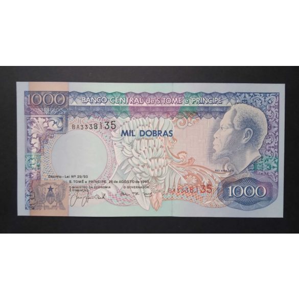 Sao Tome and Principe 1000 Dobras 1993 UNC