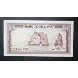 Libanon 10 Livres 1986 Unc-