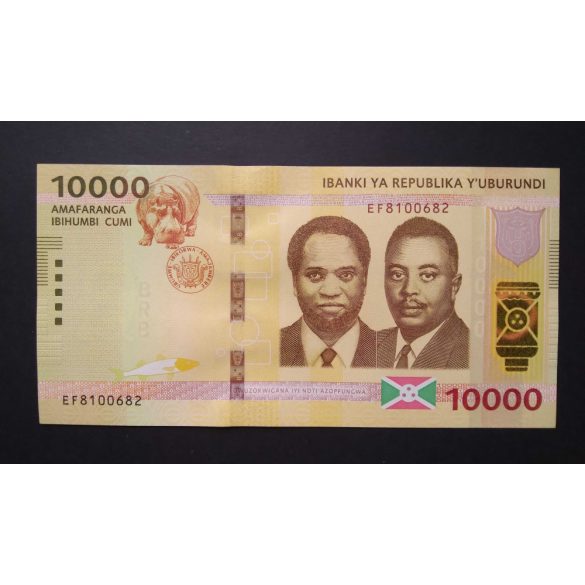 Burundi 10000 Francs 2018 Unc -