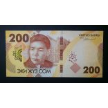 Kirgizisztán 200 Com 2023 UNC 