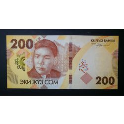 Kirgizisztán 200 Com 2023 UNC 