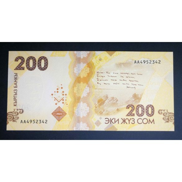 Kirgizisztán 200 Com 2023 UNC 
