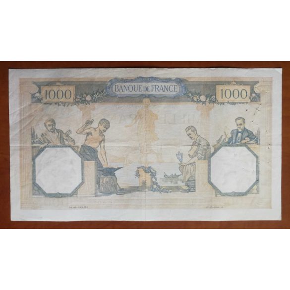 France 1000 Francs 1938 VF