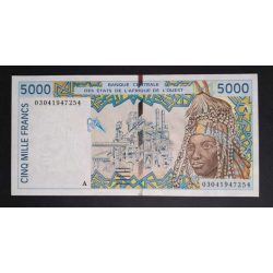 Nyugat-afrikai Államok 5000 Francs 2003 aUNC