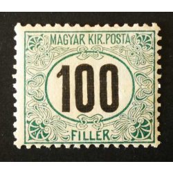 Hungary 1905 Green PORTO 100 f. perf 11 3/4: 12 * MH