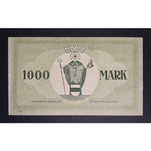 Germany 1000 Mark Crefeld 1922 F