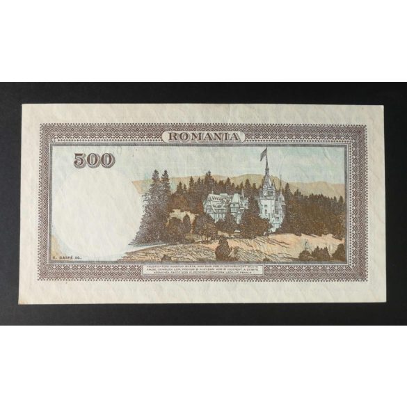 Románia 500 Lei 1941 UNC-