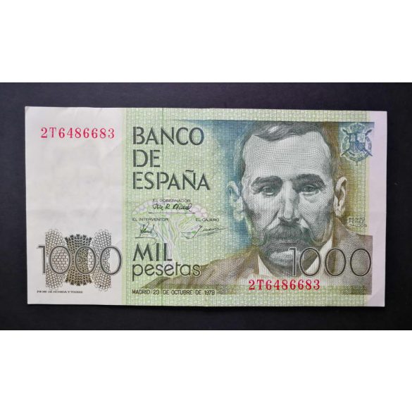 Spanyolország 1000 Pesetas 1979 VF